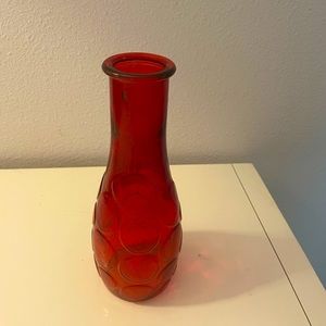 Red vase